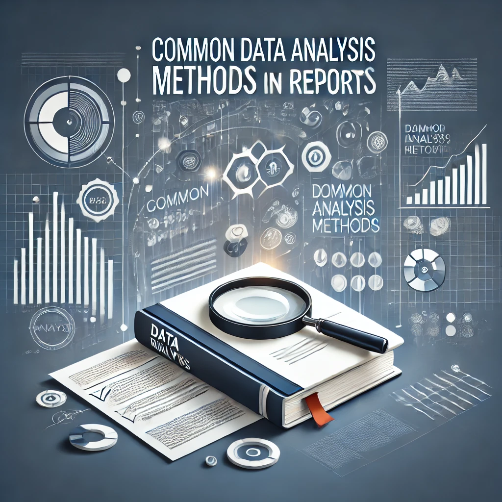 Research Report定义中常见的数据分析方法有哪些？