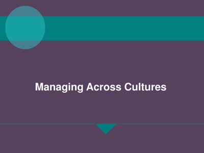 UCL——MSIN0220 跨文化管理Managing Across Cultures 课程辅导