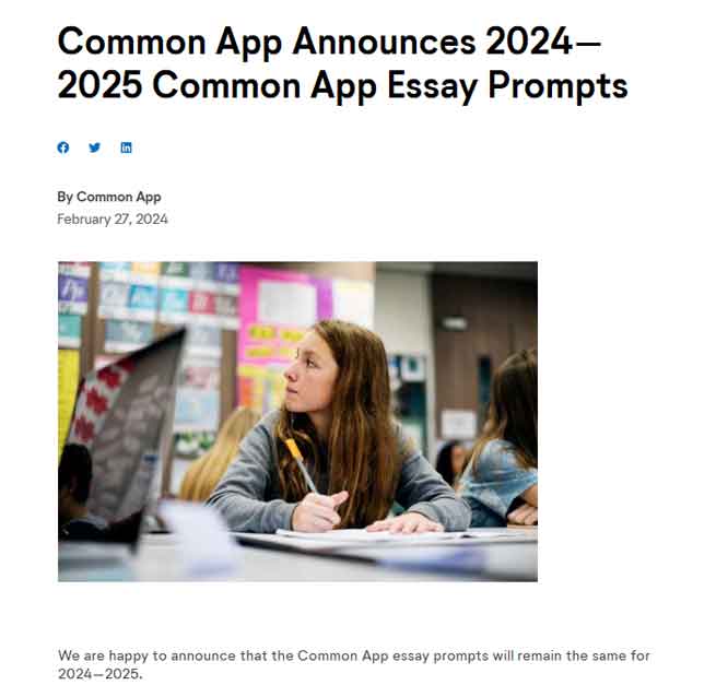 the main essay topics for the common app 2024 2025 application season remain unchanged how to innovate documents 1