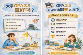 大学GPA 3.5算好吗？GPA在3.5左右的话，应该申请哪些顶尖大学？