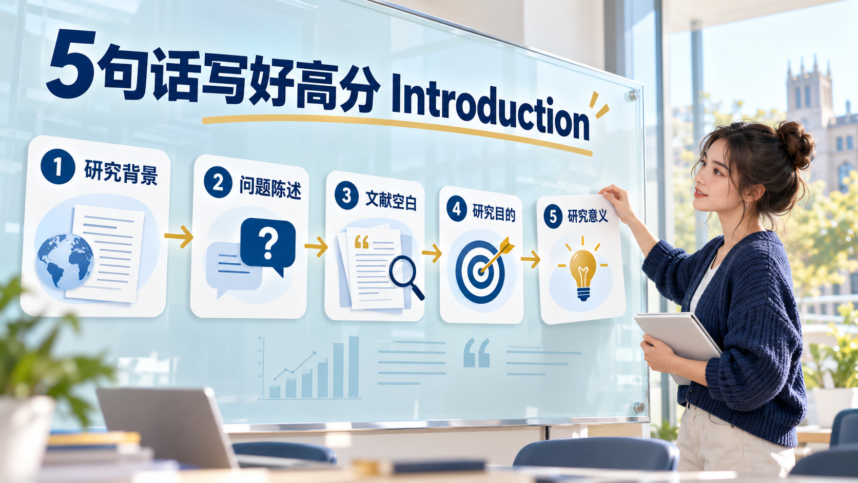 5句话写Introduction，附高分实用版句！