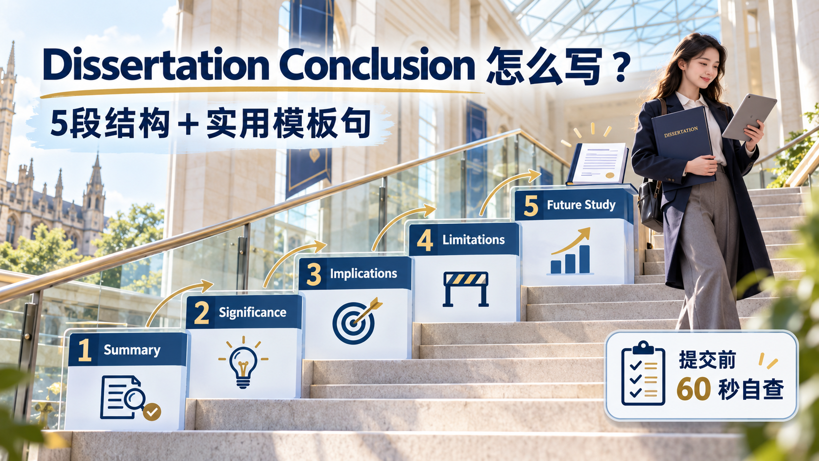 教授都称赞的「Conclusion 神仙模板」揭秘+实用模板句！